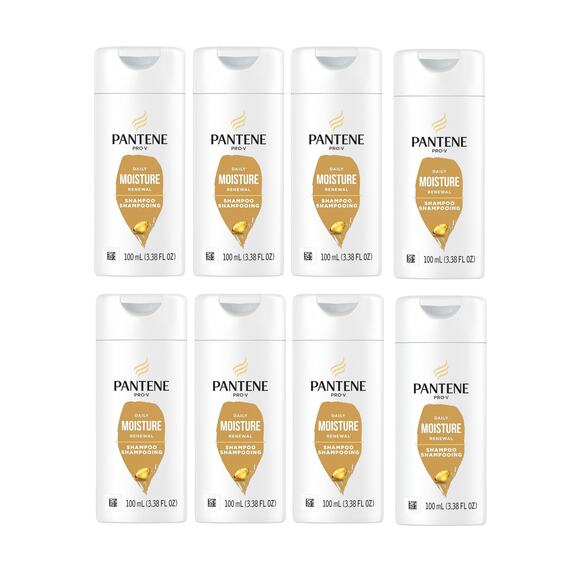 8 Pack Pantene Pro-V Daily Moisture Renewal Shampoo 3.38 oz each travel size - Picture 1 of 1